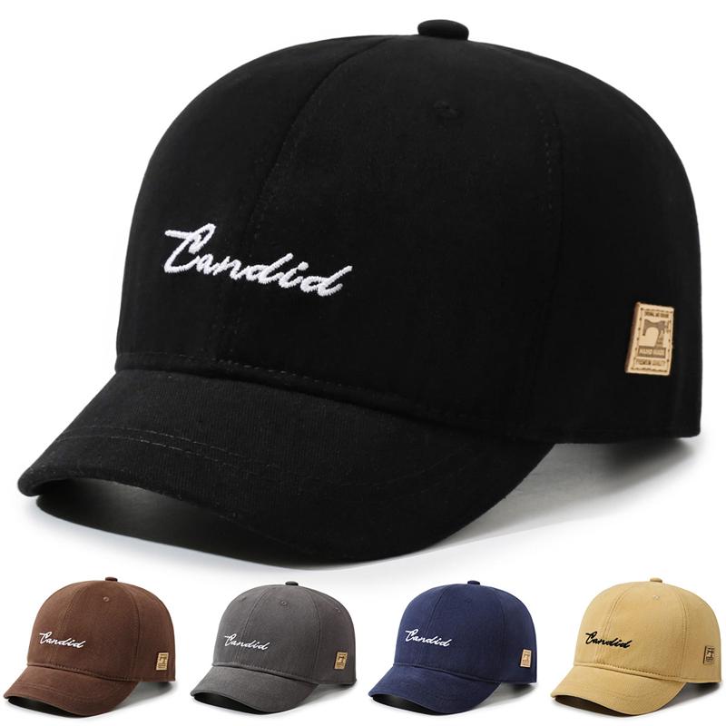 Embroidered Letter Baseball Cap Men's Sunshade Cap Outdoor Breathable Cap