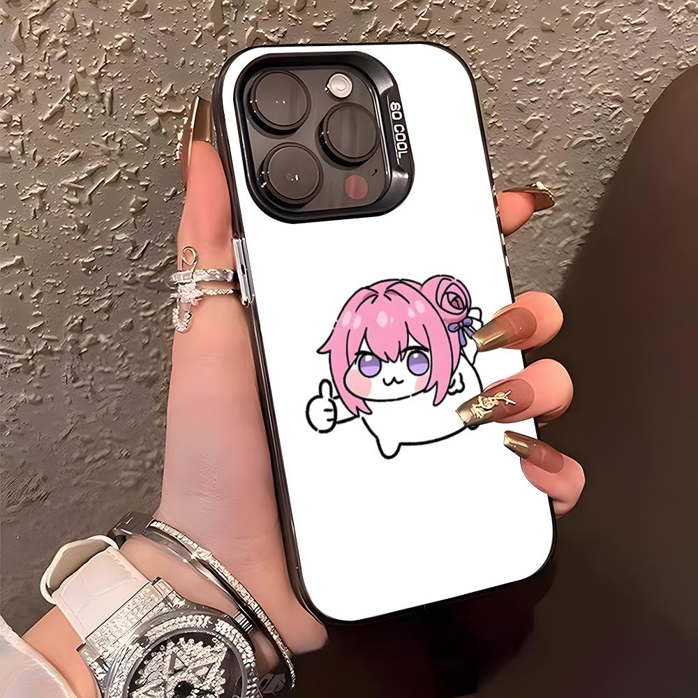 N-NIKKES Doro Handyhülle Für IPhone17 Air 16 15 14 Plus 13 12 11 Pro XS Max Silber Schwarz Bumper Case