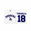 [Fanatics] Fanatics Los Angeles Dodgers Yoshinobu Yamamoto Name and Number T-Shirt Kids White ML25AS005J WHITE (WHITE)