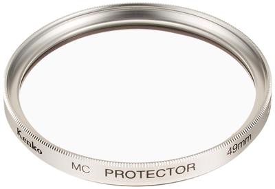 Kenko Lens Filter MC Protector 49mm Silver Frame for Lens Protection Compatible with Digital Cameras 049518
