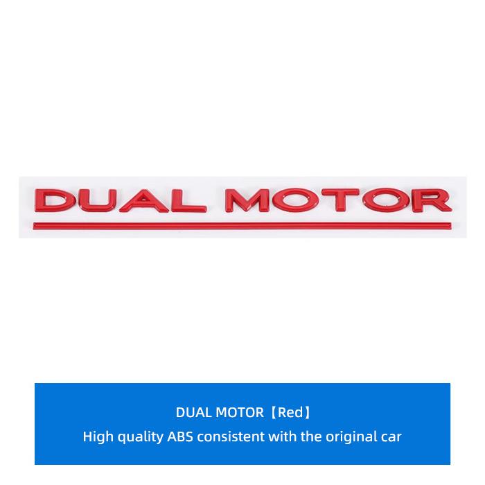 WDYEA1 Car Trunk Emblem Metal Stickers Decorative Decals Accessories For Tesla Model 3 Model S Model X Model Y Cybertruck Roadster
