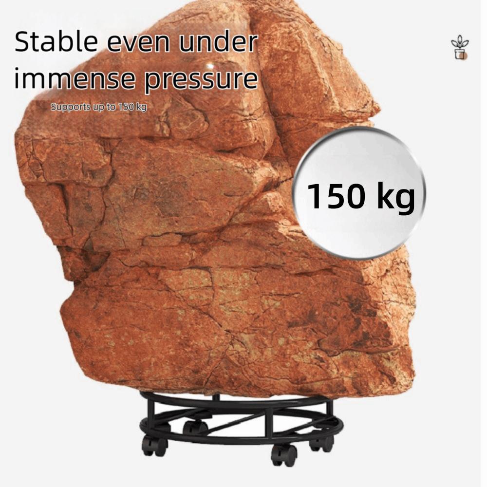 with Wheels Rolling Plant Pot Stand Sturdy Construction Flower Pot Holder  Home Decor