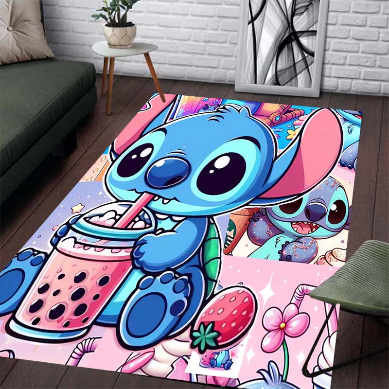 

Stitch Pattern Carpet for Sleeping By The Sea - Slip-resistant Kitchen, Outdoor Carpet Home and Bedroom Decor Item Birthday Gift 60x90cm