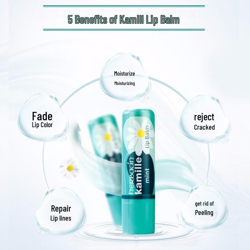 

Herbacin Men s Chamomile Mint Lip Balm