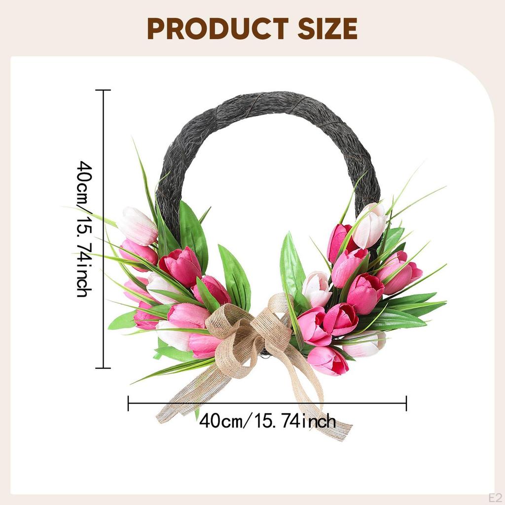 Artificial Garland for Spring And Summer, Ideal Front Door, Home Decor, Parties, Garden,