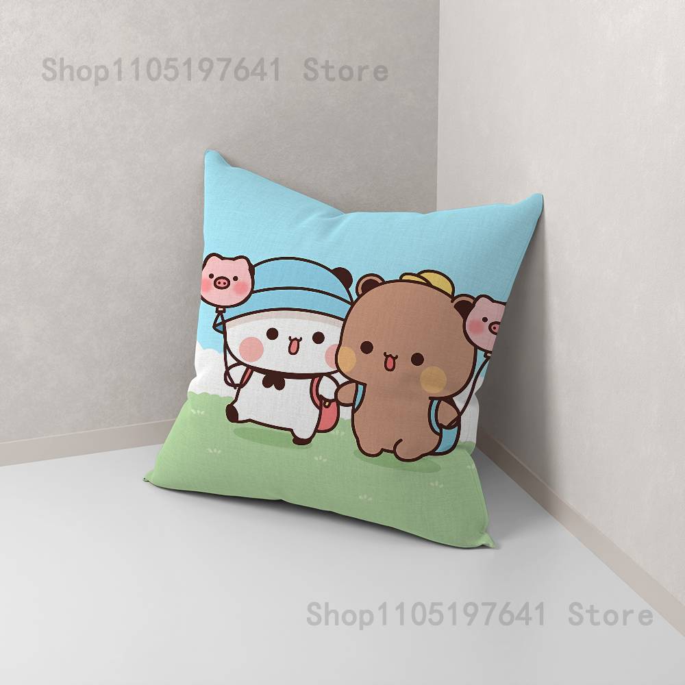 Cartoon Lovely Cute BuBu DuDu Pillow Case For Sofa Decor Car Office Room Printing Cushion Cover Decorations and Protector