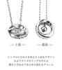[La Amore Eterno] Necklace, Accessory for Women, Single Stone, RoundOval Twist Ring, Zirconia, Silver Pendant, Gift
