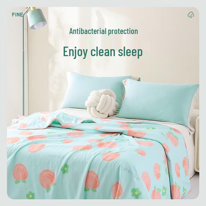 Mengjie Soft Antibacterial Washable Summer Quilt