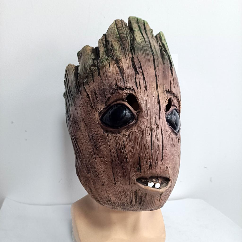 New Groot Headgear Groot Latex mask, Avengers, Marvel, Guardians of the Galaxy Halloween