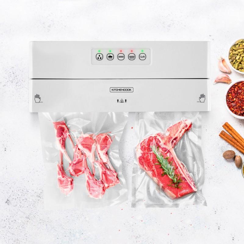 Machine Sous Vide Avec Coupe-rouleau Blanche Modèle Airprotect300 De Kitchencook