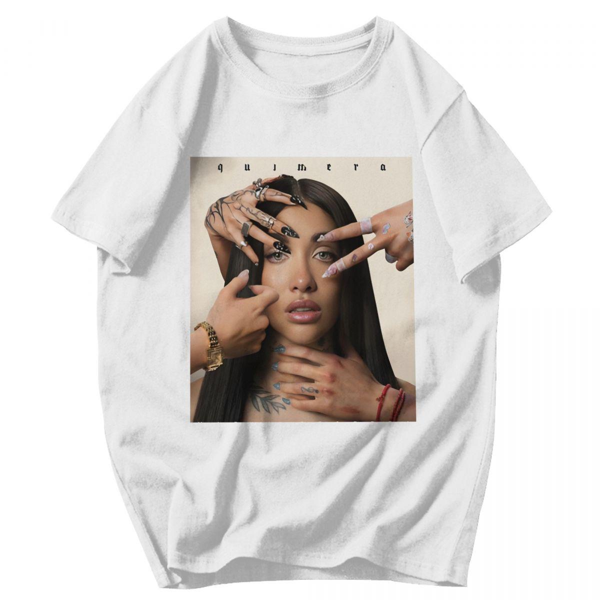 

Men T Shirt Singer Maria Becerra Quimera Tour Summer Y2K Graphic Short Sleeve Unisex Clothes T Shirts 3XL