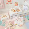 Ins Tlačidlo Stolný Roztomilý Úložný Box s Vekom Drobnosti Mini Úložný Box na Šperky Organizér Kawaii Box Nádoba Úložný Malý