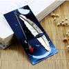 Cute Cartoon Bookmark Design of Metal Feather Bookmarks Promotional Gift