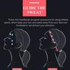 3pcs Elastic Absorbent Sweat Bands Solid Thicken Non-Slip Sports Outdoor Headbands Hair Accessories Running Exercise