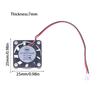 Durable Mini 25Mm Fan Dc5V/12V/24V Silent Hydraulic Bearing Brushless Heat Sink Cooler Micro Thin Cooling Fan Radiator
