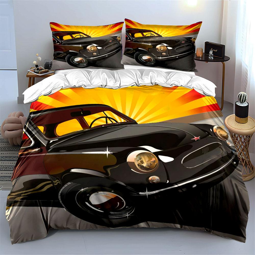 Classic Black Car Design. Bedding Sets Duvet Cover Sets Duvet Covers Pillowcases(1*Duvet Cover 2*Pillowcases Without Duvet Insert)