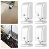 4Pcs Adjustable Sliding Door Stopper Roller Guide Hardware Accessory for Automatic Door