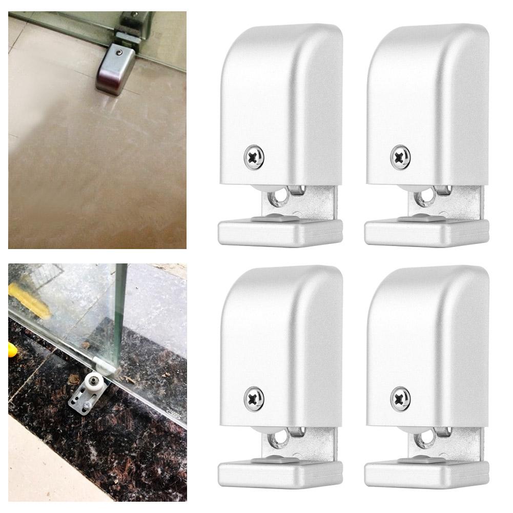 4Pcs Adjustable Sliding Door Stopper Roller Guide Hardware Accessory for Automatic Door