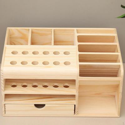 Screwdriver Storage Rack Desktop Hand Tool Stand Multipurpose Maintenance Studios Wood with Small