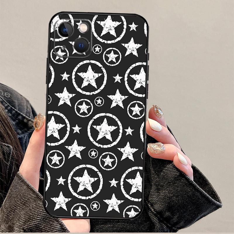 STARS COLOURFUL Phone Case For iPhone 17 Pro Max 14 13 12 11 15 16 Pro Max mini 15 Plus 16e 17 Air Cover