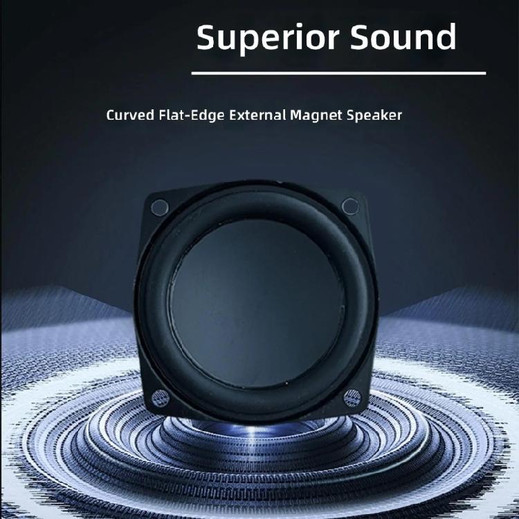 2.5Inch 15W High Performances Speaker 4Ohm With Arced Rubber Edges And Magnetic For Enhances Sound