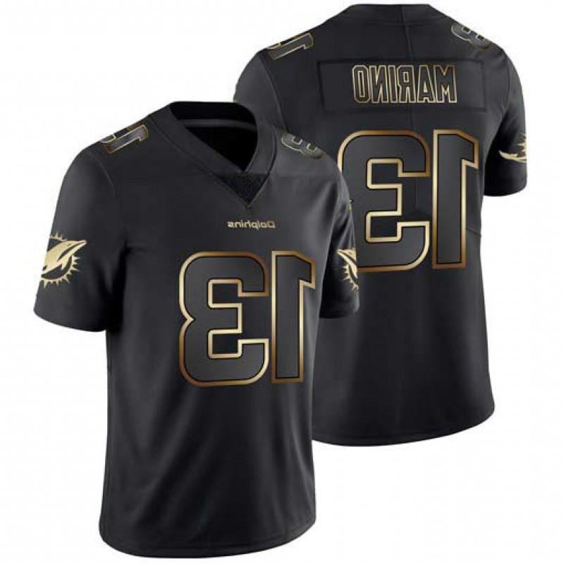 Mens Cotton Blend Rugby Jersey Team Colors 17 Allen 3 Winston 9 Stafford 13 Marino Sportswear Training Game
