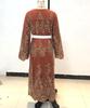 2025 Muslim Women's Spring/Summer Lace Embroidery Cardigan Robe