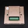 Smart WIFI touch screen thermostat with three-speed fan coil control for central air conditioning remote management.