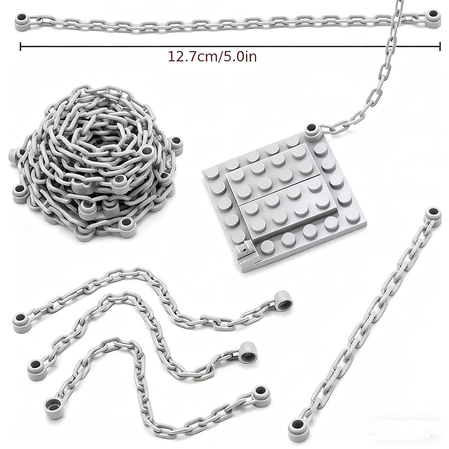 5pcs Chain 1x16 Length Building Block Attachments Moc Assembly Presents Diy Creative Playthings