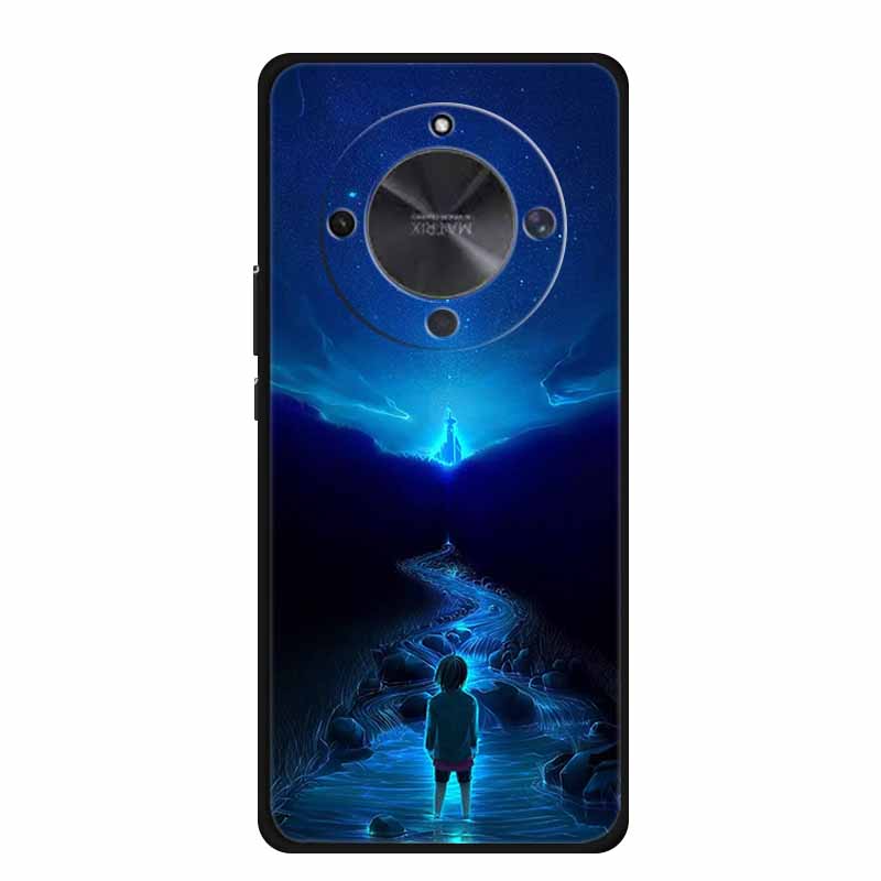 For Honor X70 MTN-AN00 5G Phone Case Shockproof Black Soft Silicone TPU Back Cover For Honor X 70 X70 Cases HonorX70 6.79" Coque