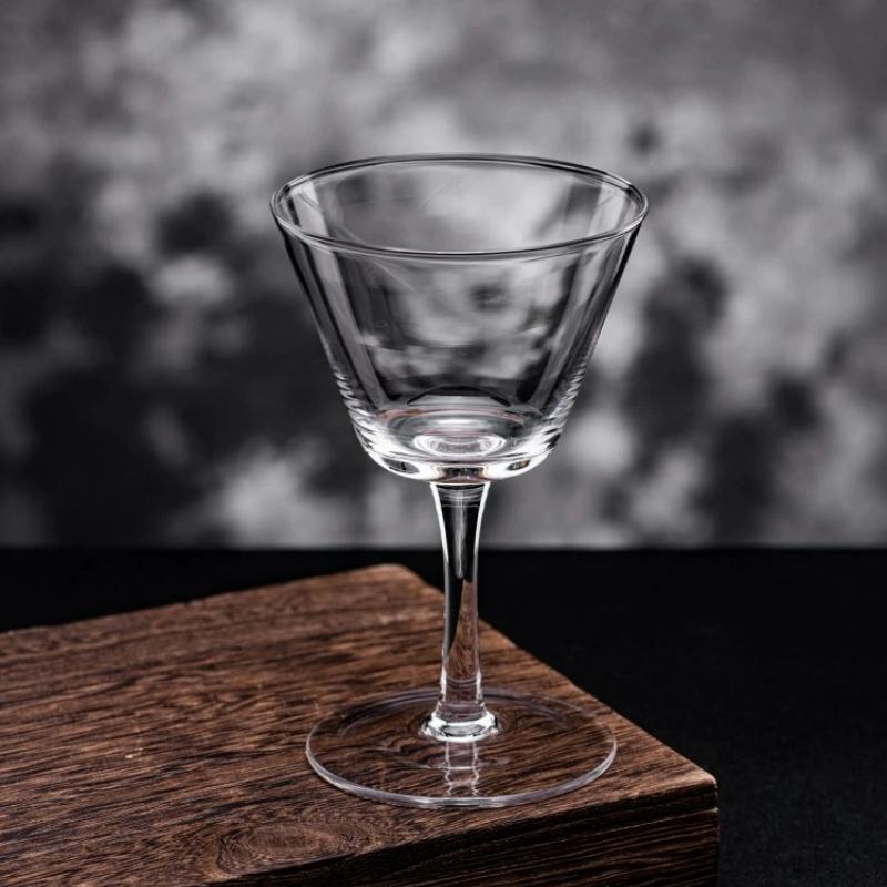 Verres à Martini à Large Ouverture Créatifs Tasse Style Japonais Verres à Cocktail Calice en Verre Coupe Spéciale Verres à Martini Outils de Cuisine
