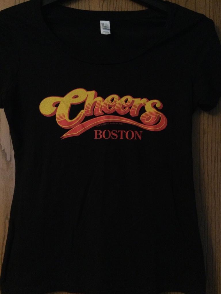 Cheers - Boston (2022 CBS Studios Inc.) - Black Shirt - Ladies - S - District