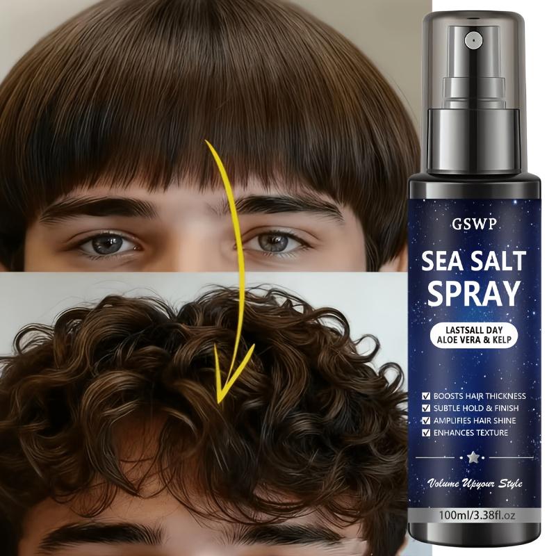 GSWP Sea Salt Hair Spray, Provides a Refreshing, Oil-Controlling Effect In Summer, Hydrates and Moisturizes. 100ml/200ml