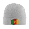 New Cameroon Cameroun Flag Beanie Hats Map Cute Caps Unisex Adult Gym Knitting Hat Autumn Printed Warm Soft Beanie Hat