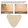 Silicone Anti Wrinkle Chest Pad Reusable Anti Aging Breast Patch Sticker (Triangular Gold)