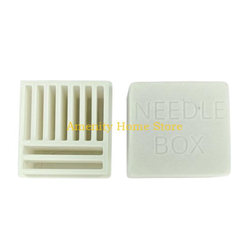 F26C Sewing Needle Box Portable Designs with Safety Feature for Craft