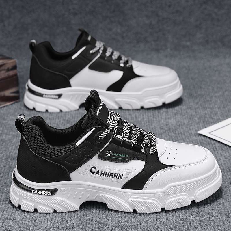 Martin Boots Men's 2025 New Summer Versatile Height-increasing Sports Shoes Men's Youth White Casual Tooling Trendy Shoes