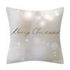 Snow Christmas Pillowcase Blue and White Printed Cushion Cover Snowflake  Tree Throw