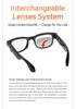 KI-Smartbrille V3: Bluetooth-Anrufe, Sprachassistent, Blaulichtfilter & Sonnenbrillen