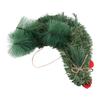 Rooster Chicken Wreath Green ABS Artificial Rooster Shaped Wreath for Holiday Home Decor