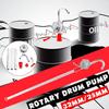 126cm 22L/min Heavy Drum Rotary Hand Pump Oil Fuel Barrel Hand Rotary Oil Pump