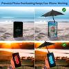 Bending Design Cell Phone Umbrella Anti-glare Phone Sun Shield  Shelter From Rain