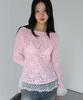 RUBATI Sofia Boat Neck Frill Lace Long Sleeve T-Shirt_Pink