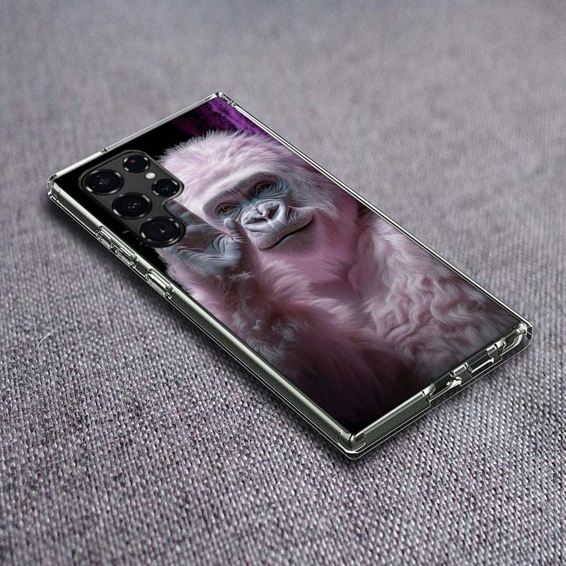 

The Essence of Majestic Creatures, Gorillas Phone Case For Samsung Galaxy S24 S23 S21 S20 FE S22 S26 Ultra S25 Edge S10 Plus Cov Samsung S21
