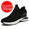 Herren Sneaker Freizeitschuhe Höhenvergrößernd Atmungsaktives Mesh Elevator Schuhe Herren Sneaker Höhenvergrößernd Sport Laufschuhe