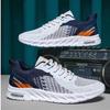 Zapatos para correr para hombre, zapatillas deportivas de punto transpirables, cojín, ligero, informal, gimnasio, zapatillas deportivas, zapatos de tenis para correr