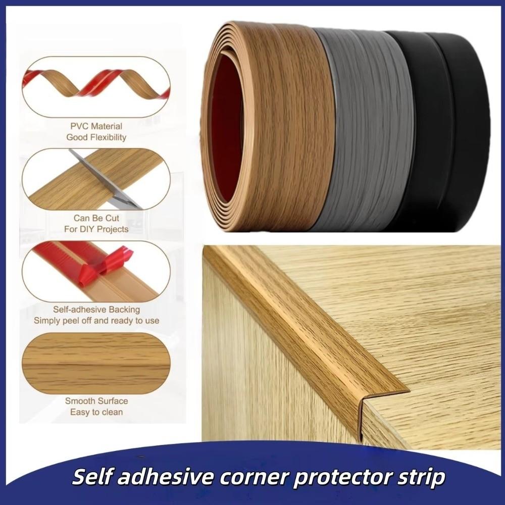 2cmx2m Size Peel and Stick Wall Trim Flexible Material Wall Corner Protector Furniture Protection
