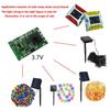 Con Interruttore Lampada Solare Stringa Scheda di Controllo Controller Stringa Solare Luce Borchia Stradale Solare