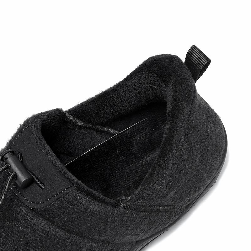 New Winter Warm Snow Barefoot Casual Shoes Women Waterproof Non-Slip Hiking Shoes Men Outdoor Warm Fur Work Ankle Shoes Big Size