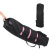 Golf Aviation Bag with Wheels Foldable 600D Oxford Golf Club Case Cover Travel Bag Storage